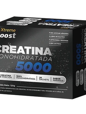 Creatina Monohidratada Xtreme Boost 20 Sachets.