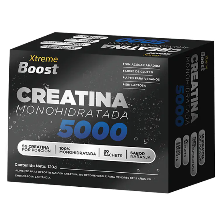 Creatina Monohidratada Xtreme Boost 20 Sachets. 1