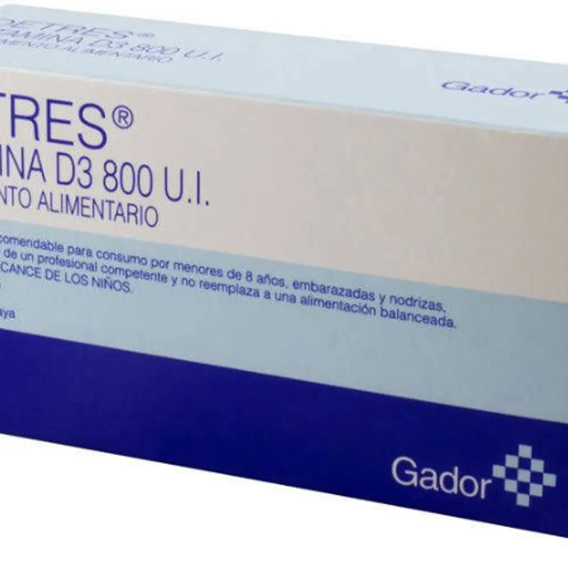 Detres Vitamina D3 800 U.I 30 Comprimidos. 1