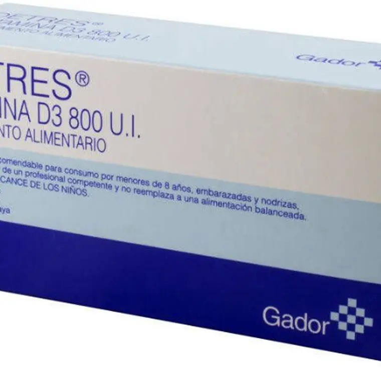 Detres Vitamina D3 800 U.I 30 Comprimidos. 1