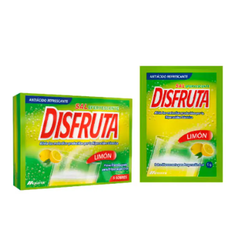 Disfruta Limón Sal efervescentes 5 Sobres. 1