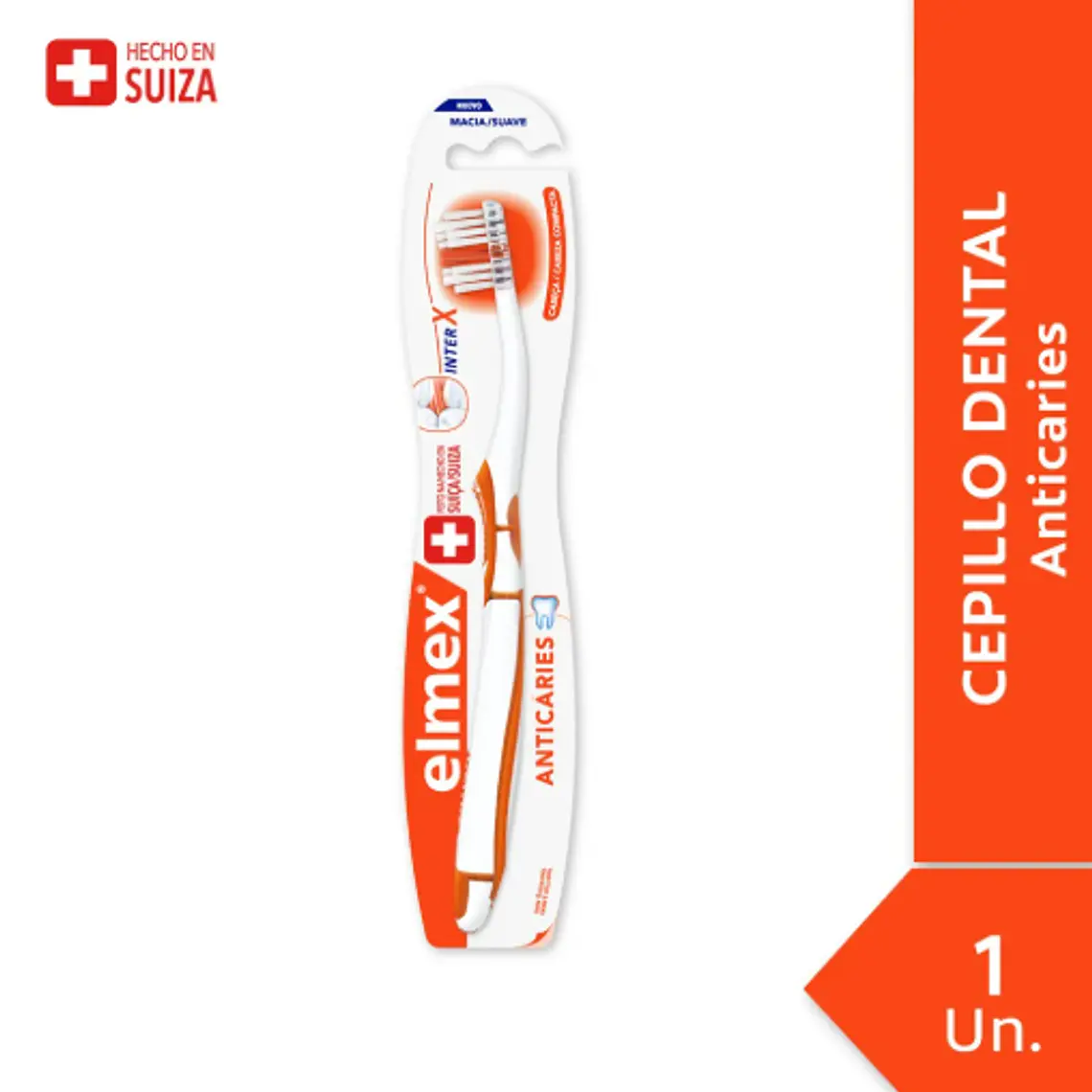 Cepillo dental Elmex Anticaries Suave. 1