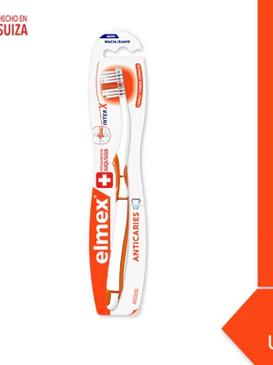 Cepillo dental Elmex Anticaries Suave.
