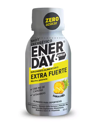 Enerday Shot energético Extra fuerte Piña 60 ml.