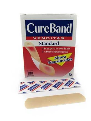 Parche Curita 100 Unidades. Cureband