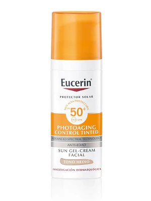 Eucerin Protector solar FPS50+ Facial Tono medio 50 ml.