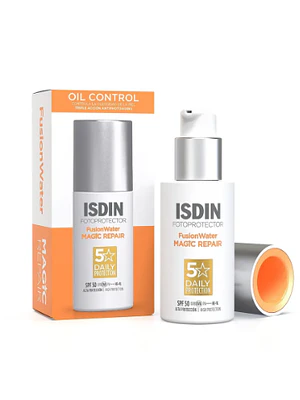 Fotoprotector Oil Control Fusion Water Magic Repair SPF50+ 50 ml. ISDIN
