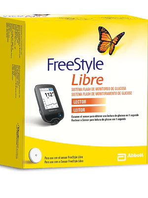 Freestyle Libre Sistema flash de lector de glucosa.