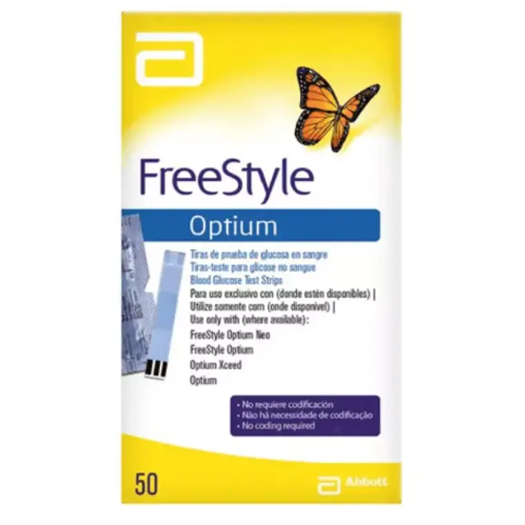 Freestyle Optium Neo Cintas de Glicemia 50 Unidades. 1