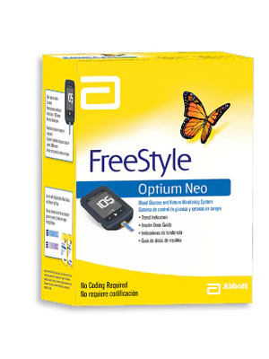 FreeStyle Optium Neo Kit medidor de glicemia.
