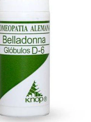 Glóbulo D-6 Belladona. Knop