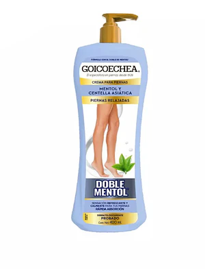 Goicoechea Doble mentol y centella asiática 400 ml.