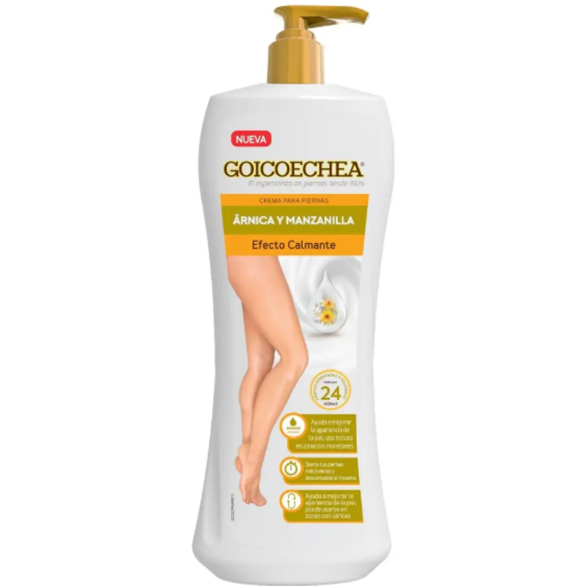 Goicoechea Crema para piernas Árnica y manzanilla 1 Litro. 1