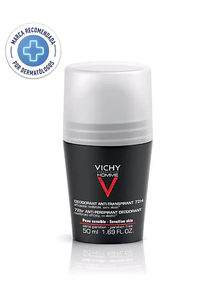 Desodorante Hombre Antitranspirante Roll On 72 h. Vichy