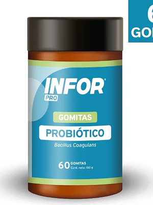 Infor Pro Probióticos 60 Gomitas.