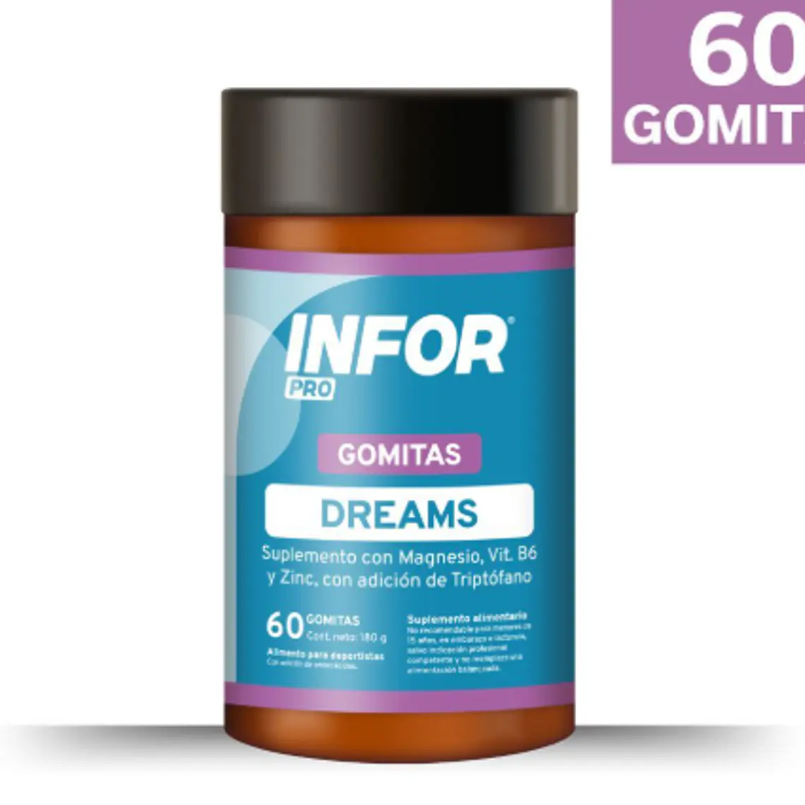 Infor Pro Dreams 60 Gomitas. 1