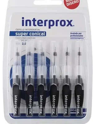 Cepillos interdentales Interprox Super conical 6 Unidades.