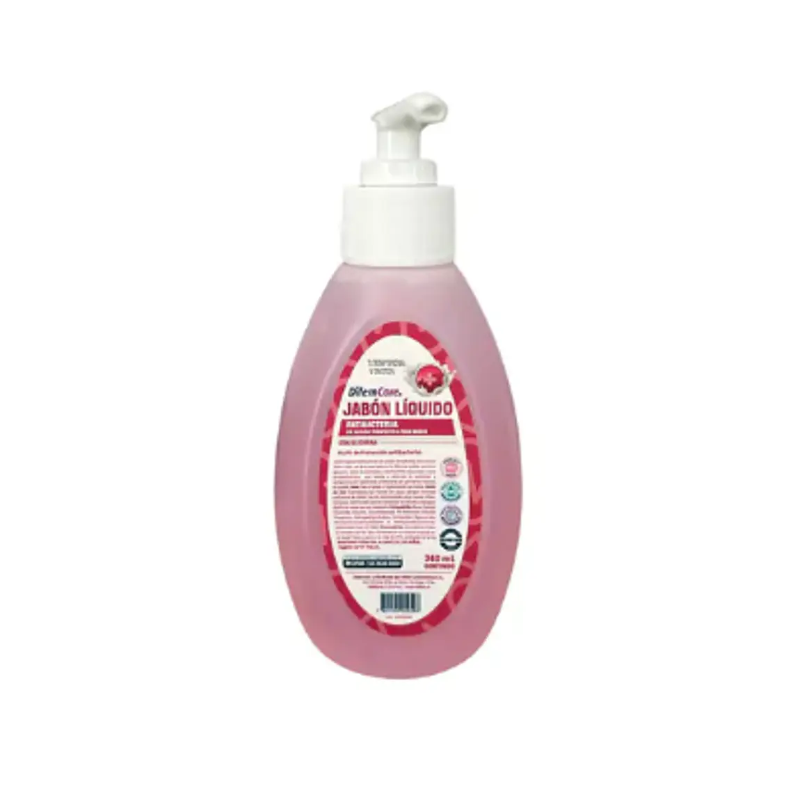 Jabón líquido Antibacterial con glicerina 340 ml. Difem 1
