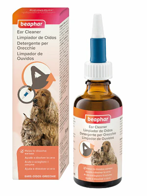 Limpiador de oídos perros y gatos 50 ml. Beaphar