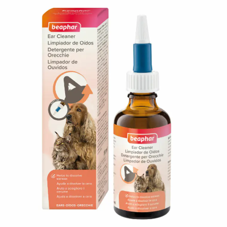Limpiador de oídos perros y gatos 50 ml. Beaphar 1