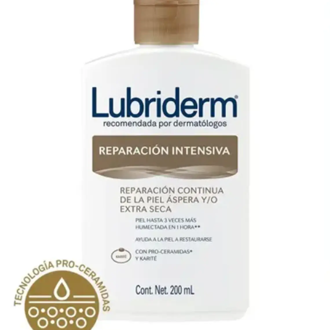 Lubriderm Reparación intensiva 200 ml. 1
