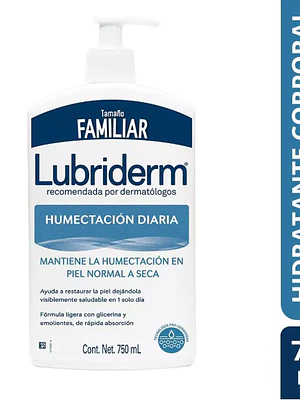 Lubriderm Humectación diaria Crema corporal 750 ml.