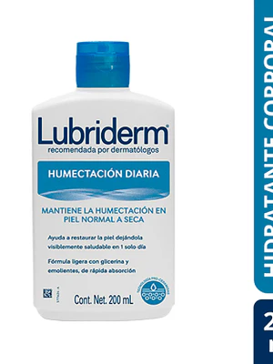 Lubriderm Humectación diaria Crema corporal 200 ml.