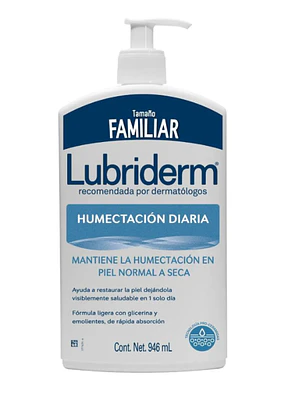 Lubriderm Humectación diaria Crema corporal 946 ml.