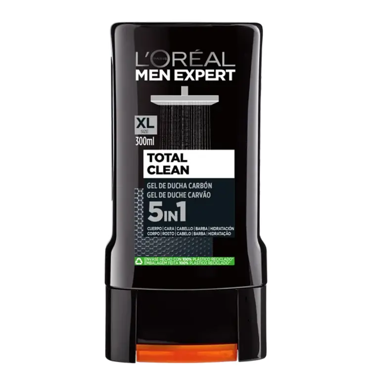 Men Expert Shower Gel total clean 300 ml. L'oréal 1
