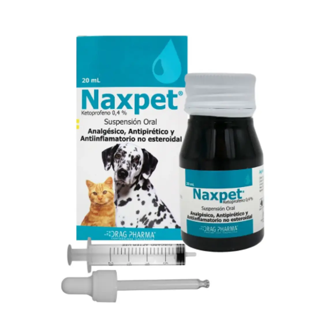 Naxpet suspensión oral 0,4% frasco de 20 ml 1