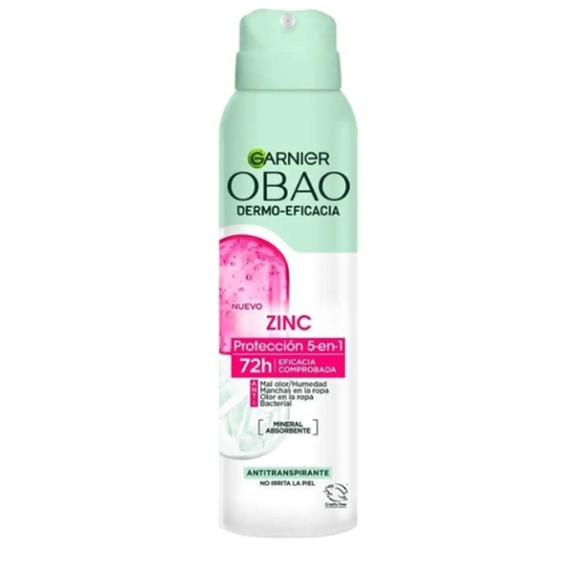 Obao Desodorante Spray Mujer Zinc 1