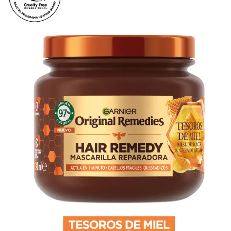 Original Remedies Crema Trat Tesoros De Miel X 340 Ml 1