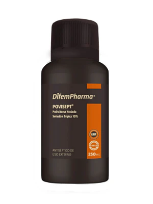 Povisept Solución tópica 10 % 250 ml. DifemPharma