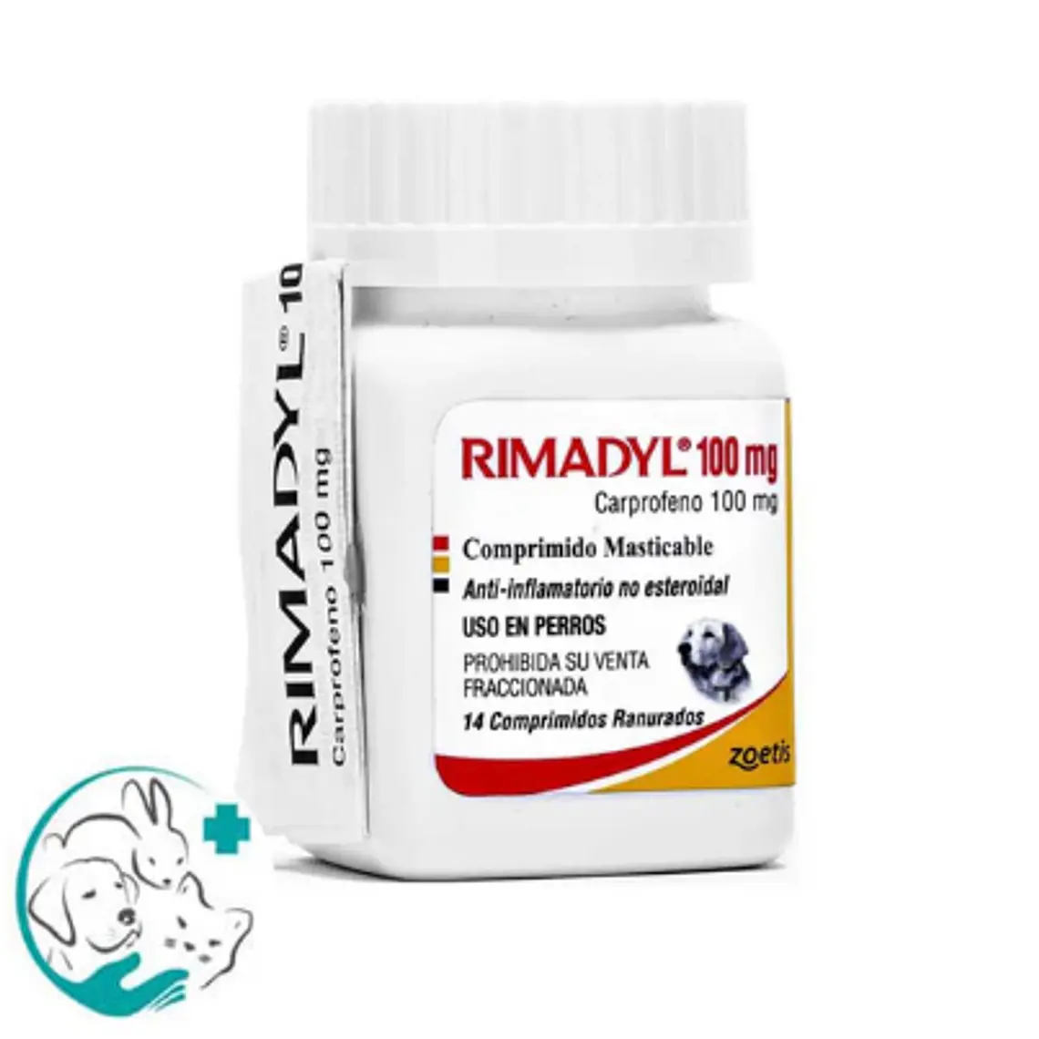 Rimadyl Carpofreno 100 mg  14 Tabletas masticables. 1