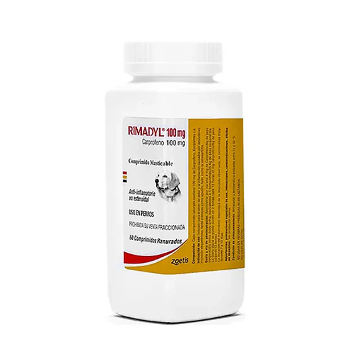 Rimadyl Carprofeno 100 mg 60 Tabletas masticables. Uso veterinario 1