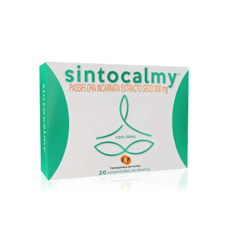 Sintocalmy Passiflora 300 mg 20 Comprimidos recubiertos. 1
