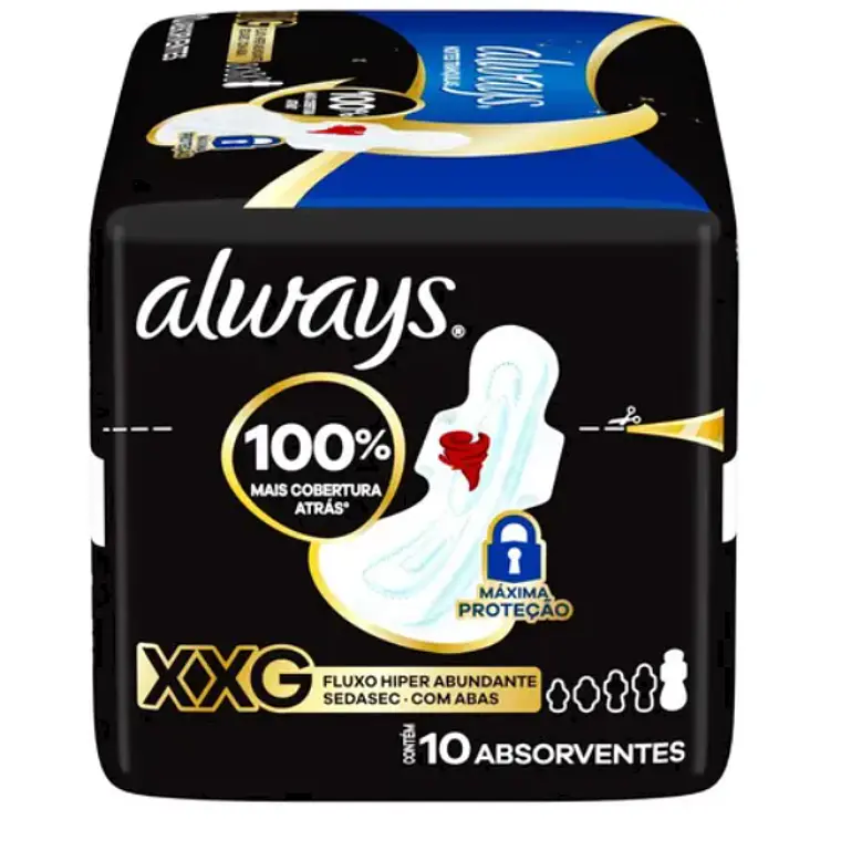 Always Toalla nocturna con alas XXG 10 Unidades. 1