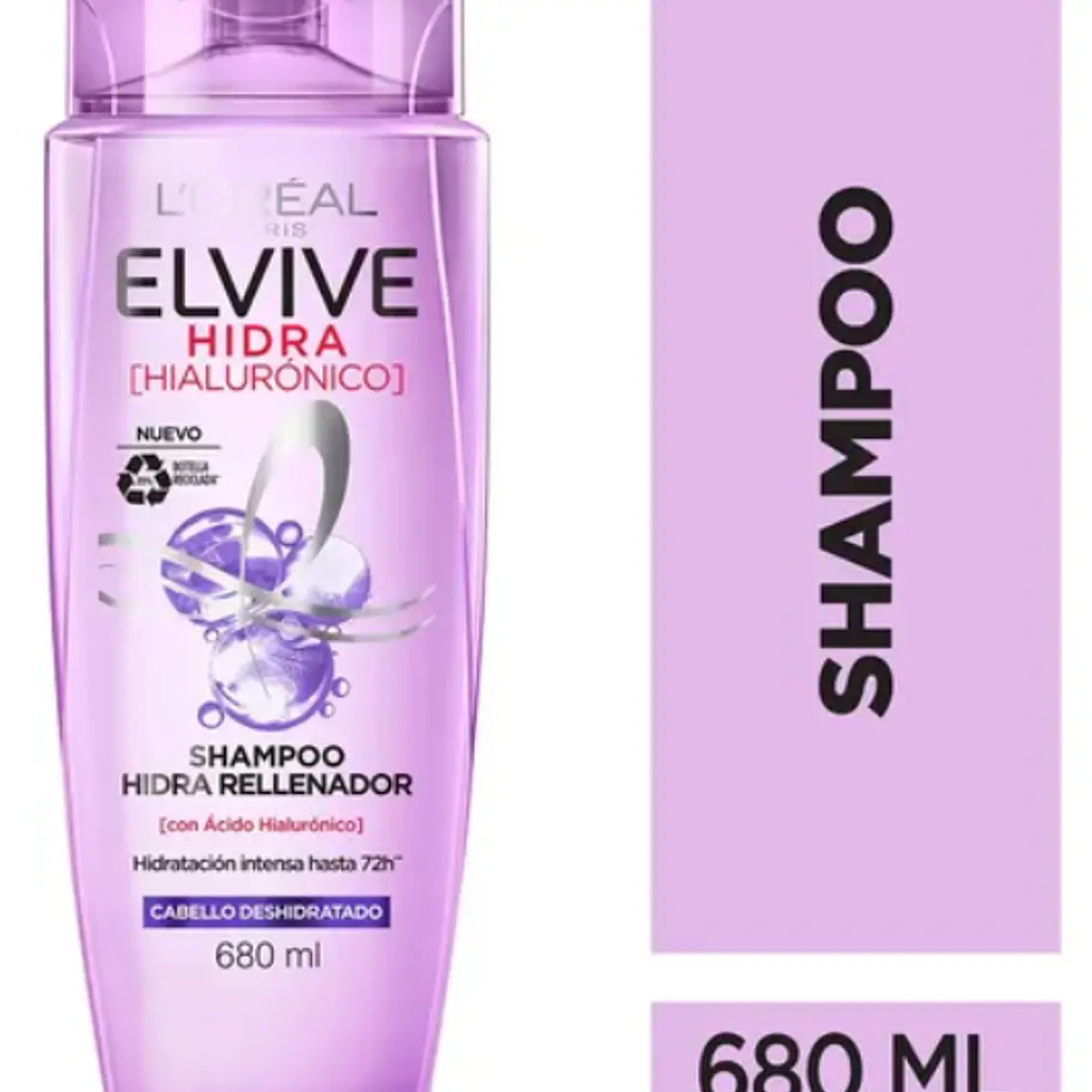 Elvive Shampoo Hidra hialurónico rellenador 680 ml. L'oréal 1