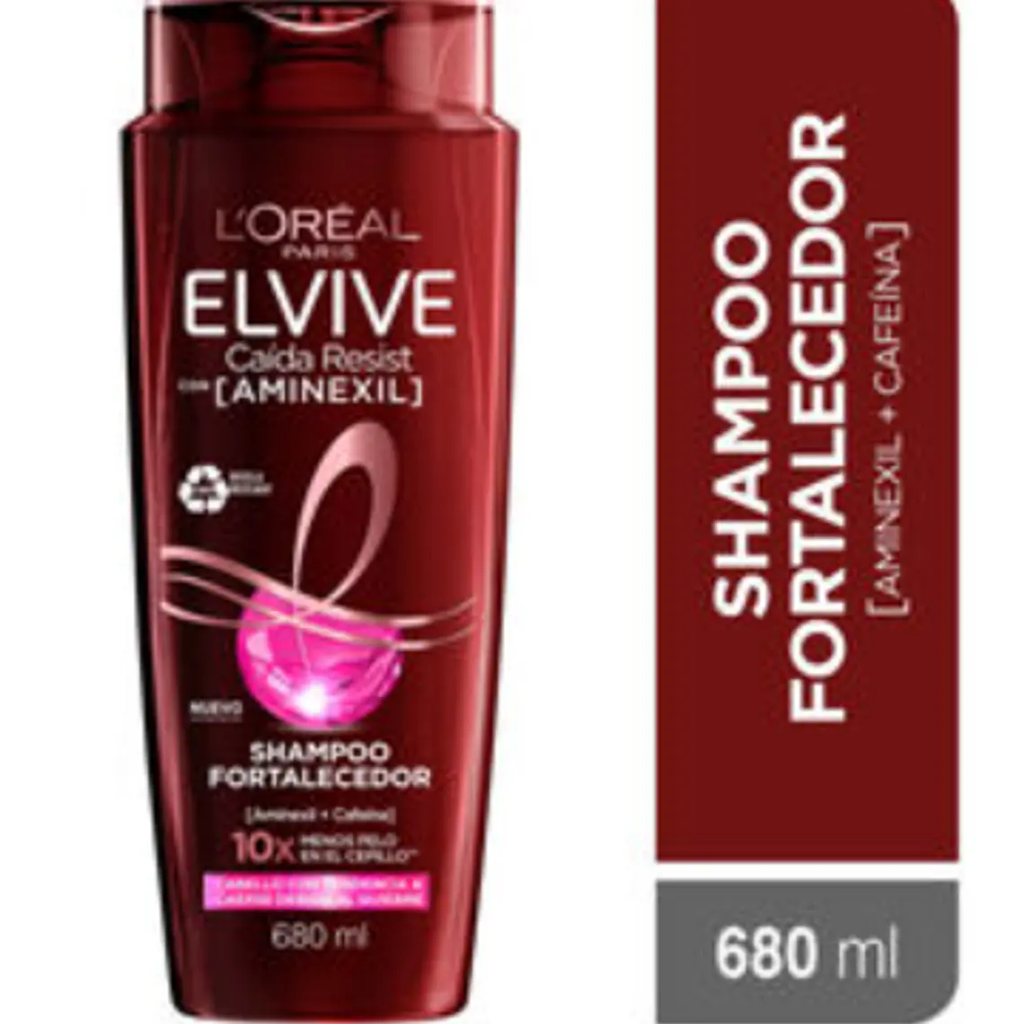 Elvive Shampoo Anticaída Amenexil fortalecedor 680 ml. L'oréal 1