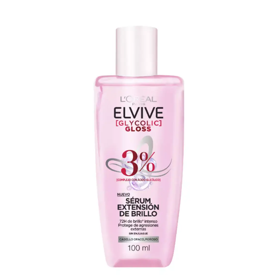 Elvive Sérum Glycolic Gloss Extensión de brillo 100 ml. L'oréal 1