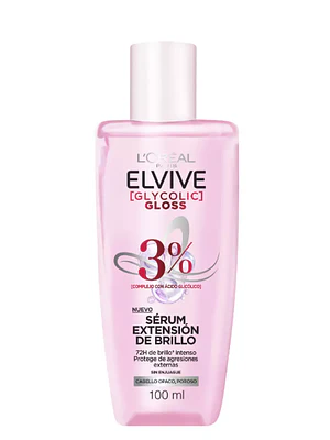 Elvive Sérum Glycolic Gloss Extensión de brillo 100 ml. L'oréal