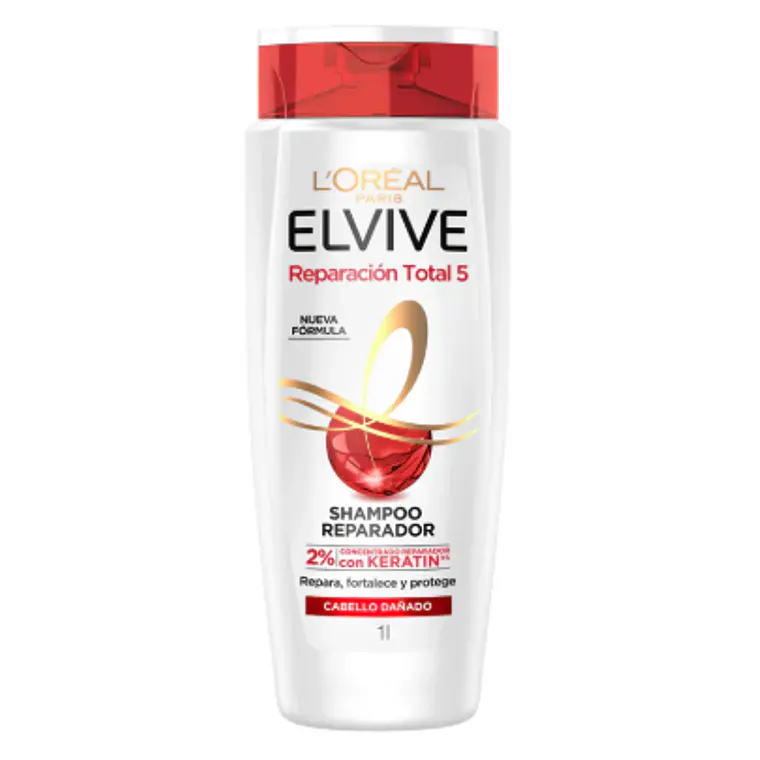 Elvive Shampoo Reparación total 5 Extreme 1000 ml. L'oréal 1