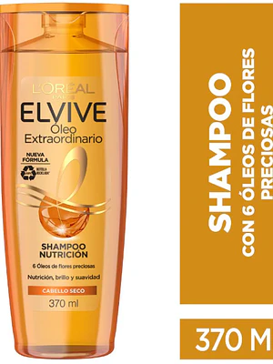 Elvive Óleo extraordinario Shampoo nutrición 370 ml. L'oréal