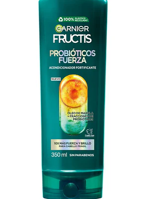 Garnier Fructis Acondionador Probióticos fuerza 350 ml.