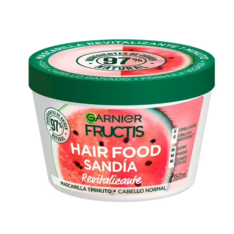 Garnier Fructis Hair Food Sandía Revitalizante 350 ml. 1