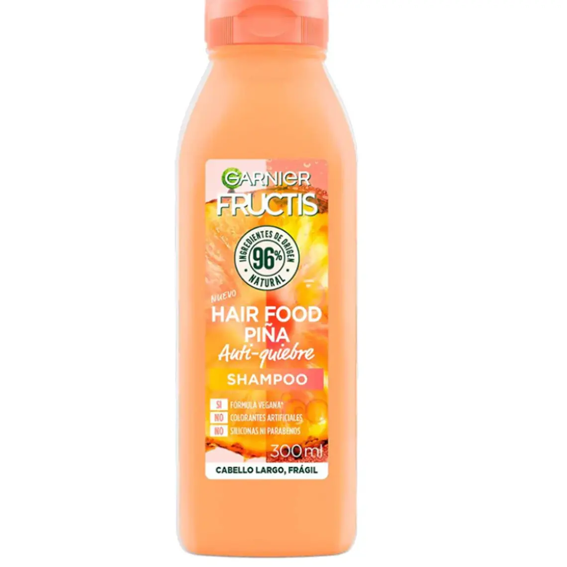 Garnier Fructis Shampoo Hair food Anti-quiebre Piña 300 ml. 1