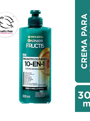 Garnier Fructis  Probióticos 10 en 1 Crema para peinar 300 ml.