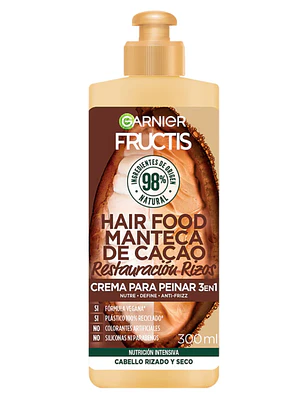 Garnier Fructis Hair food Manteca de cacao Crema para peinar 300 ml.