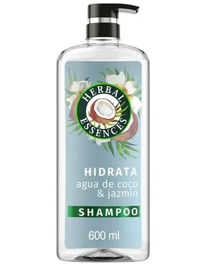 Herbal Essences Shampoo Agua de coco & Jazmín 600 ml.