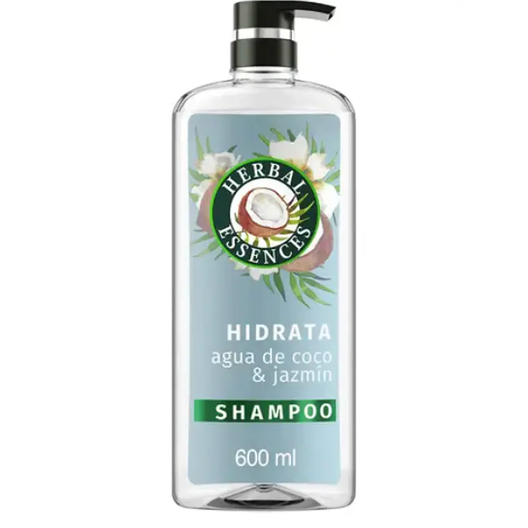 Herbal Essences Shampoo Agua de coco & Jazmín 600 ml. 1